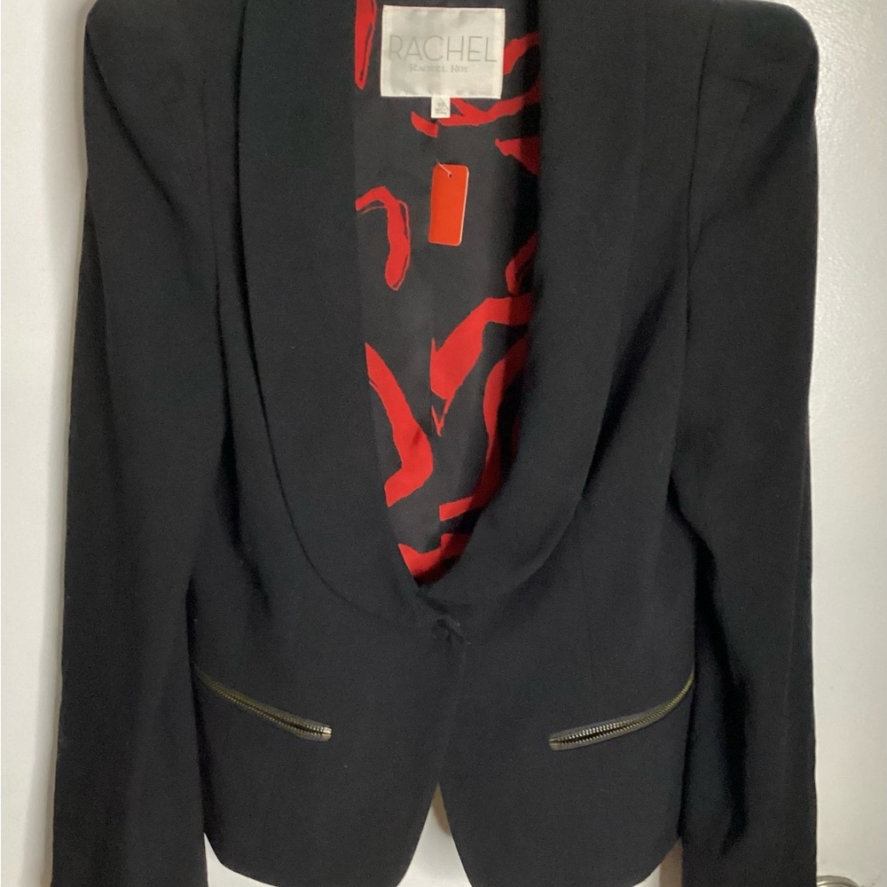 RACHEL Rachel Roy Black Blazer 10 - Picture 2 of 10